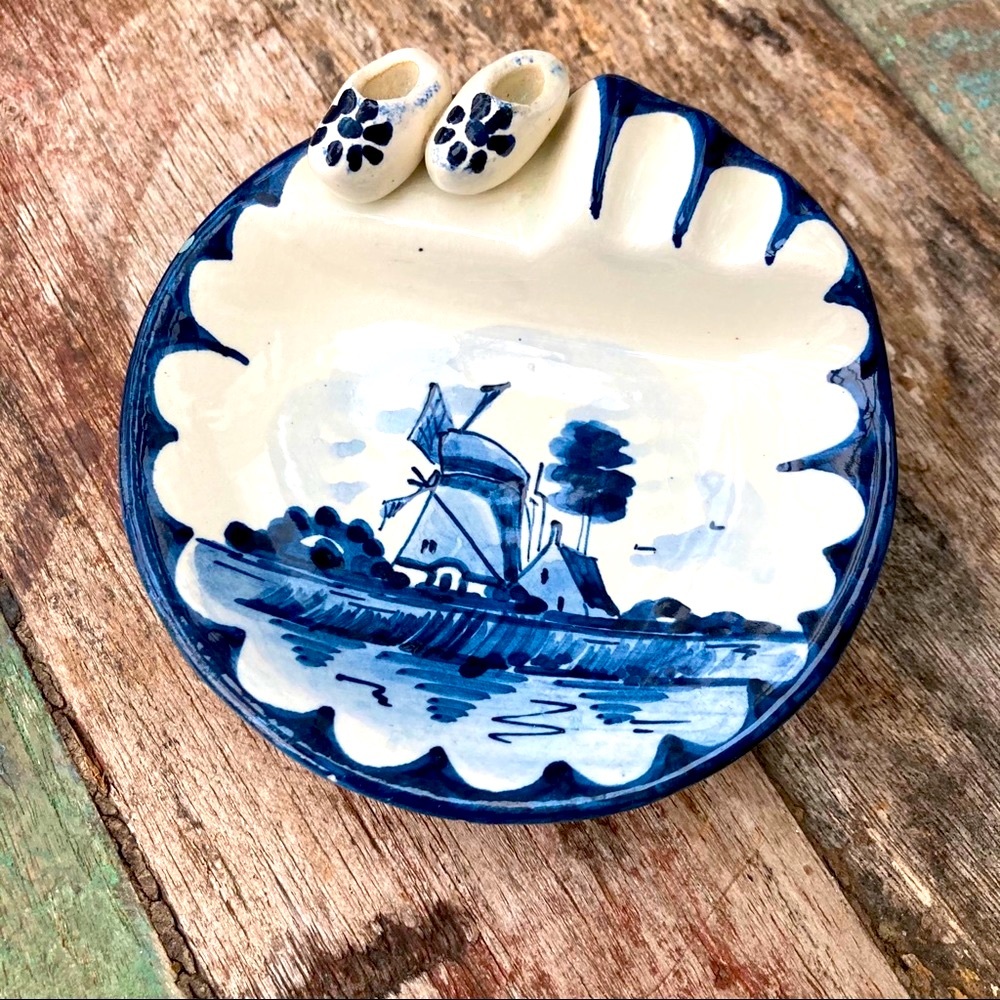 Delft Blue Ashtray Dish